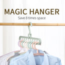 Pack of 4 Clothes hanger 8-piece Wardrobe Smart Rotating Hanger