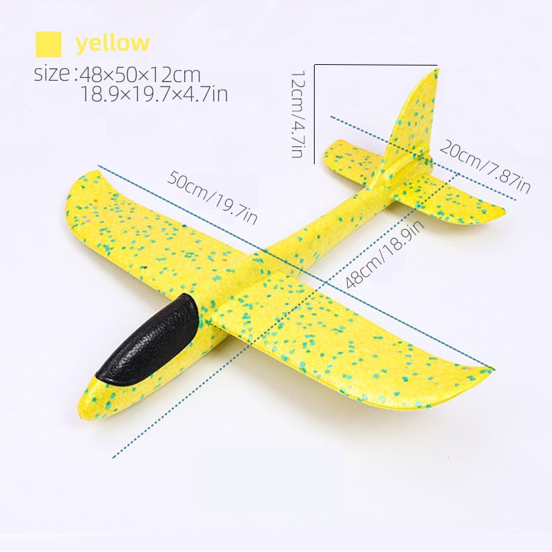 foam throwing glider plane