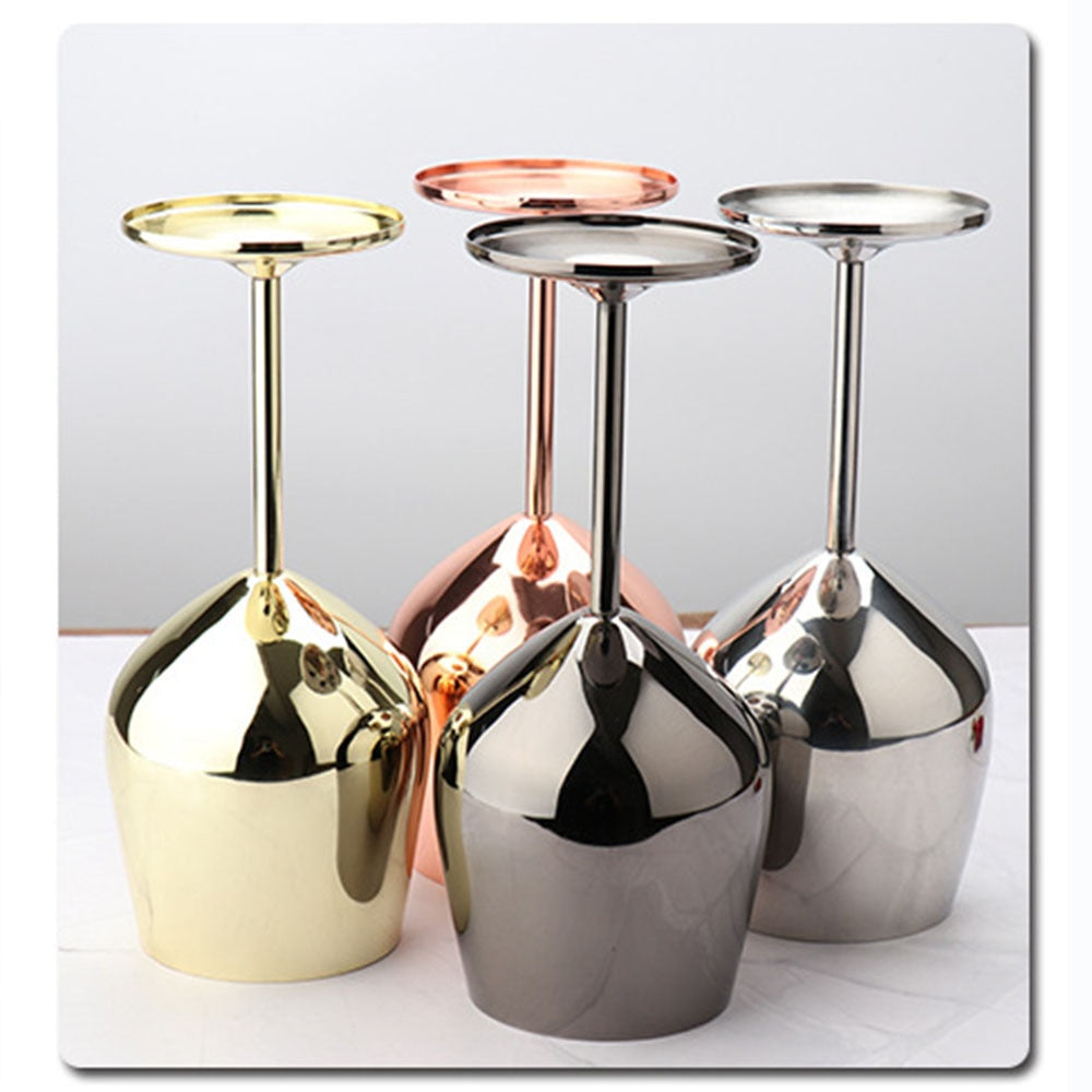 Stainless Steel Single Layer Goblet Wine Glass
