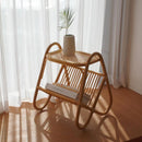 Rattan Storage Small Coffee Table Bed Side Tables