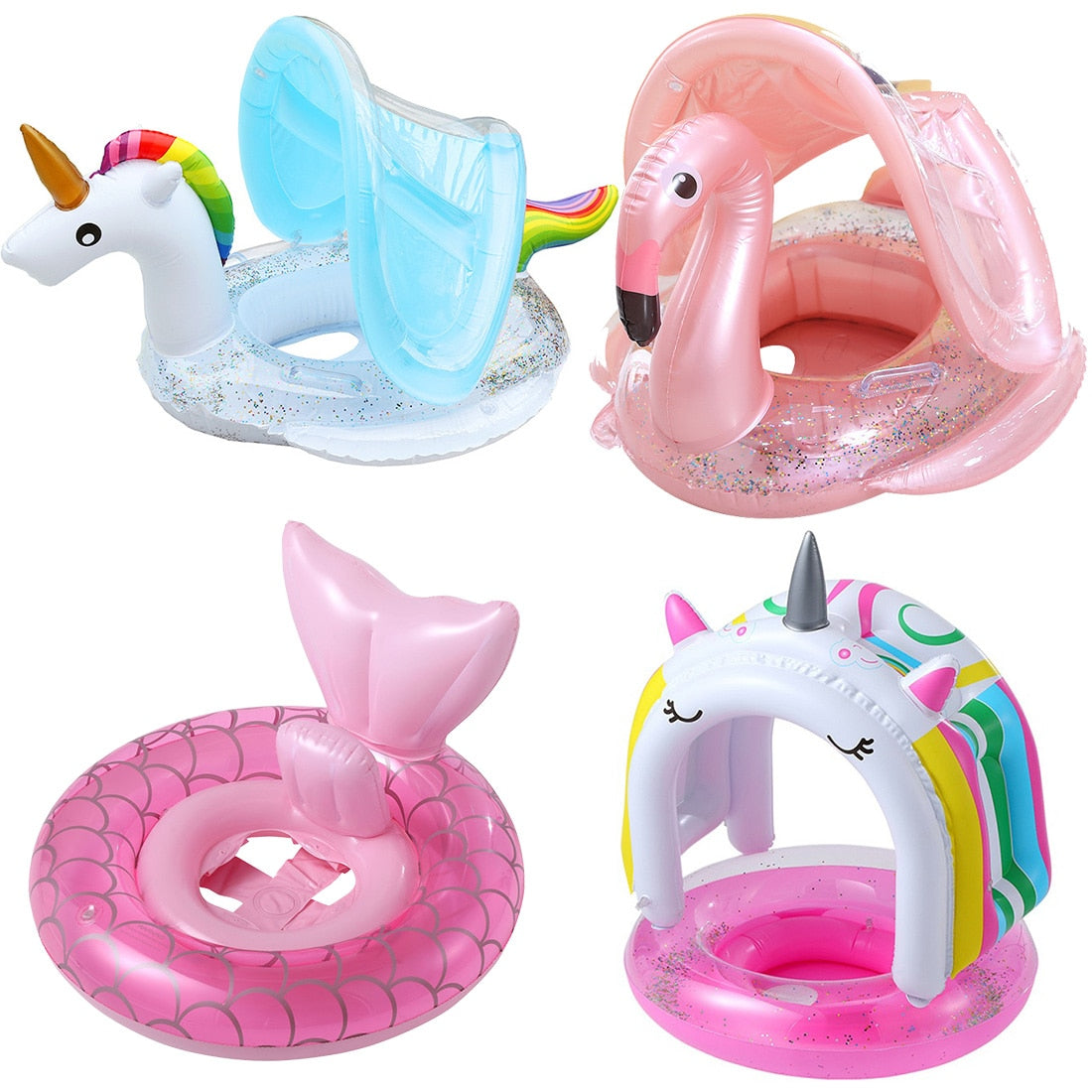 Inflatable Float Swimming Pool Ring Baby Infant Seat