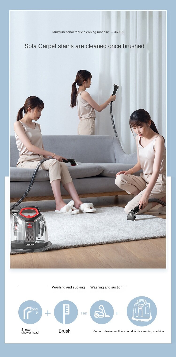 Sofa Carpet Cleaning Machine Spray Suction Gadget