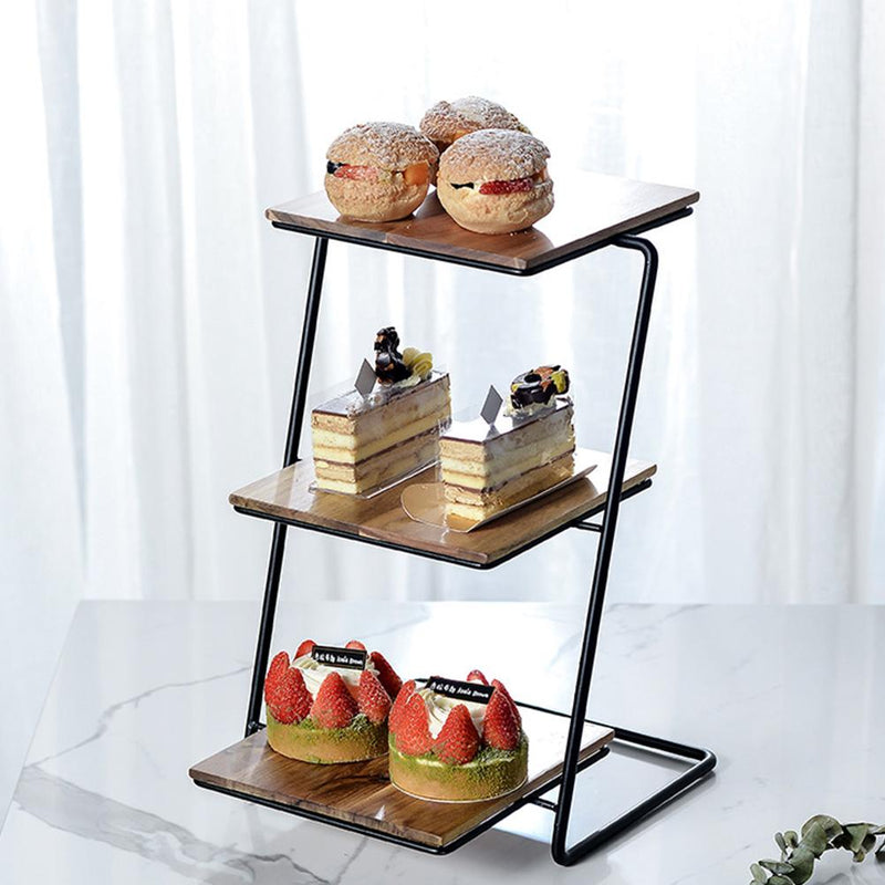3-layer Tray Rack Dessert Cake Display Stand
