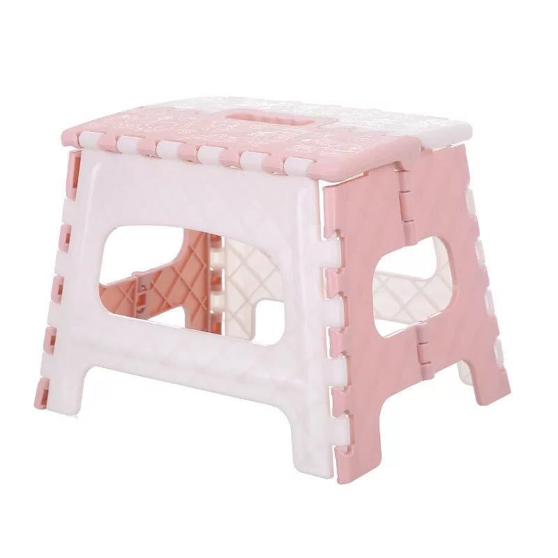 Set of 2 - Folding Step Stool Foldable Camping Stool