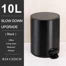 Trash Bin 6L 10L 12L With Cover Stainless Steel