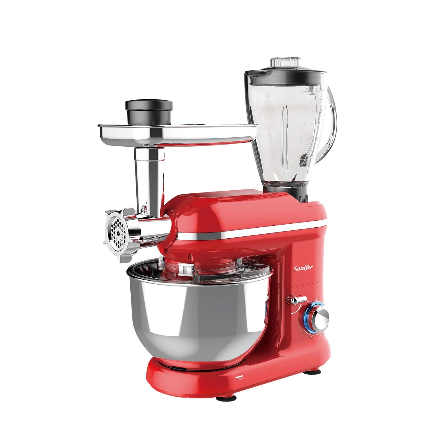 Sonifer 5.5L 3 in 1 Stand Mixer 6-Speed