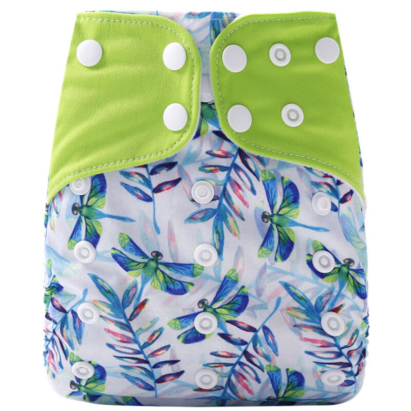 Pack of 5 - Reusable Cloth Diaper Adjustable Baby Nappies Washable Fit 3-15 kg