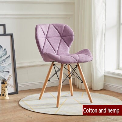 Nordic Dining Chair Desk Makeup Stool