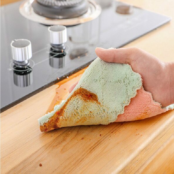 Pack of 30 - Kitchen Dish Degreasing Cloth Household Cleaning Dusting Wiping Towel