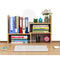 Desktop Bookshelf Storage Shelf Rack Modern Table Desktop Bookcase