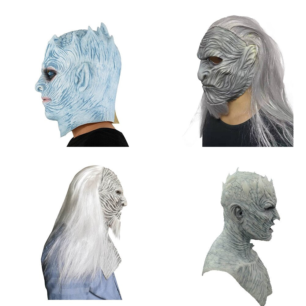 Halloween Party Safe White Walkers Mask Non-Toxic Harmless Cosplay Game Of Thrones