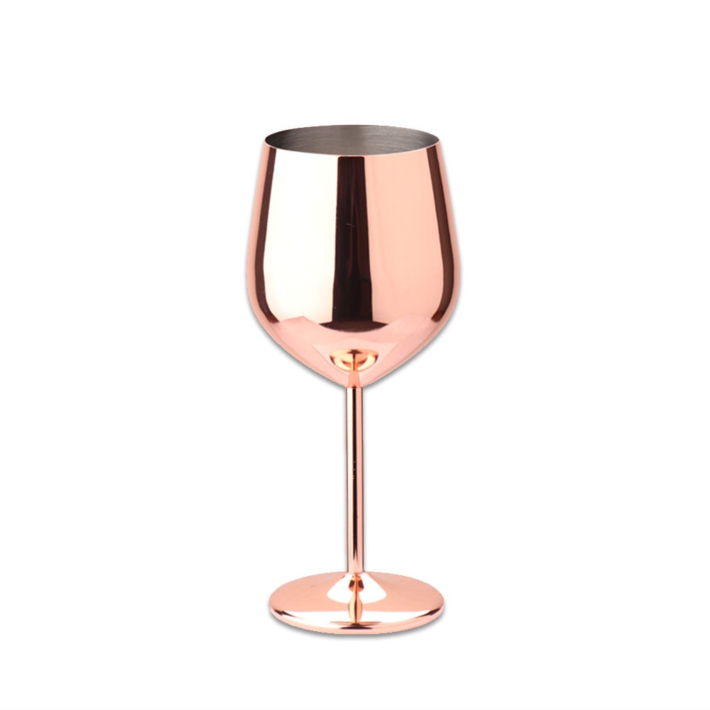 Stainless Steel Single Layer Goblet Wine Glass