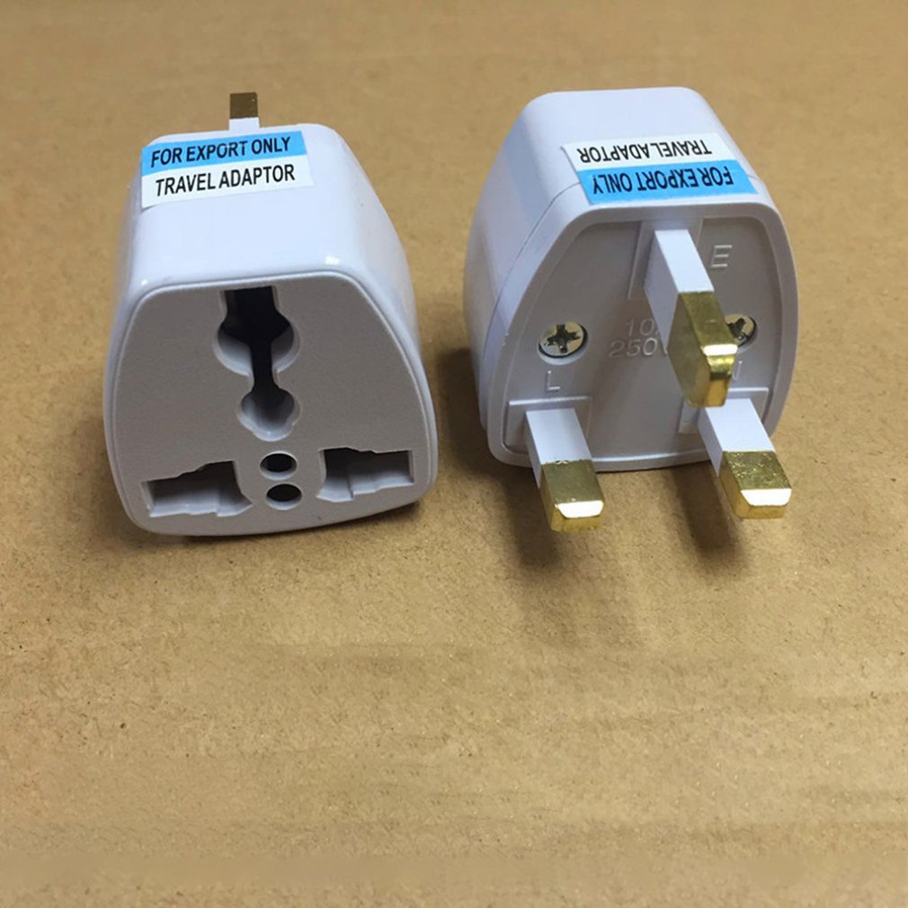 Pack of 6 - Hong Kong Travel Adapter - Converter Hong Kong to all Countries