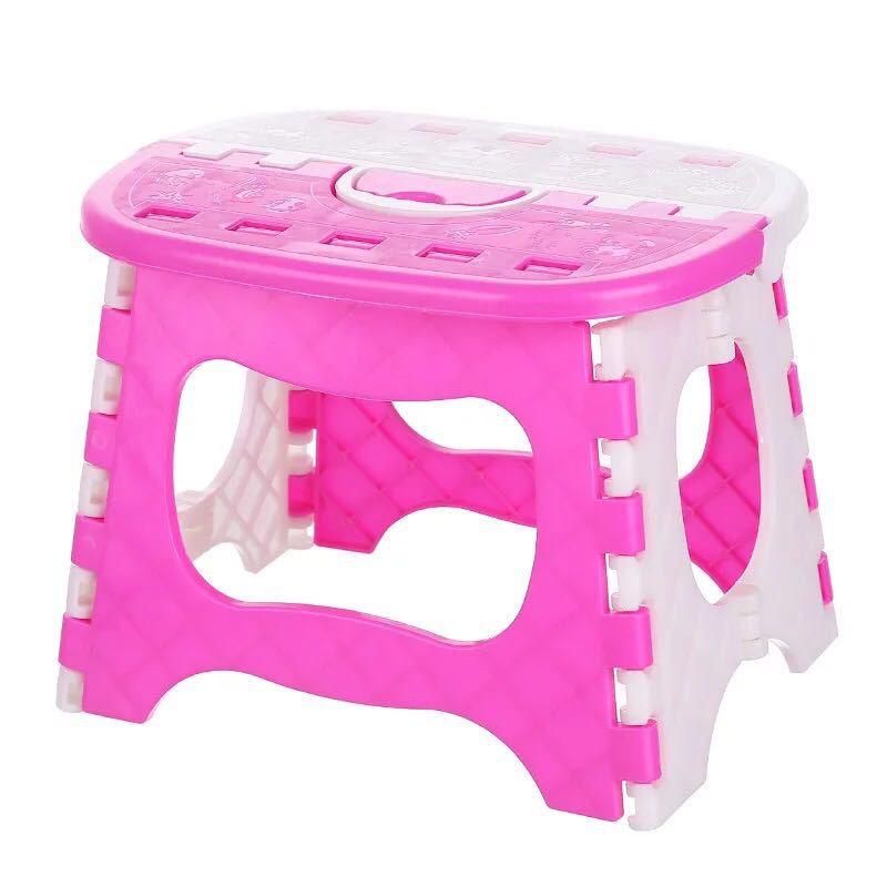 Set of 2 - Folding Step Stool Foldable Camping Stool