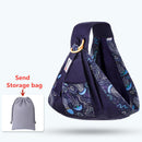 Baby Wrap Carrier Newborn Sling Dual Use Infant Nursing Cover Carrier 130 lbs (0-36M)