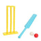 Children's Plastic Cricket Bat Balls Set Sports Toys
