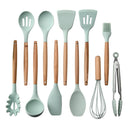 Cooking Tools Set Kitchen Utensils Kitchenware Silicone Non-stick Spatula Spoon 22