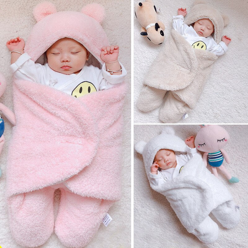 Infant Soft And Winter Sleep Blanket Warm Fleece Blanket