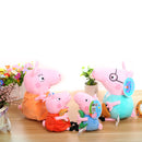4Pcs/set Peppa Pig George Pig Family 30/19cm Stuffed Plush Toy Doll