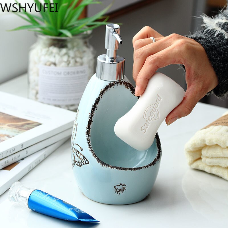 Creative Hand Sanitizer Bottle Ceramic Soap Dispenser