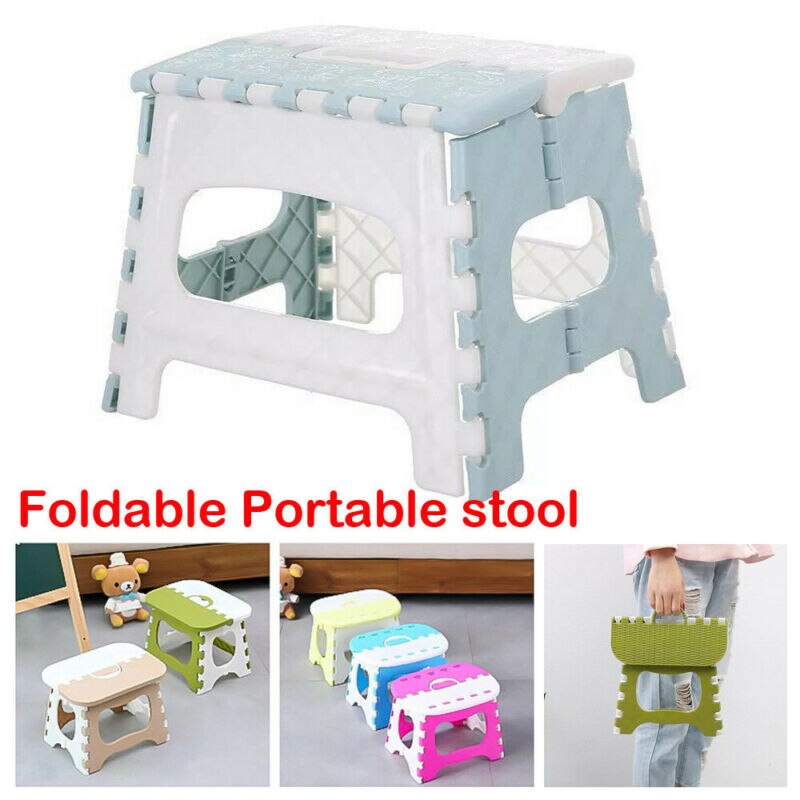 Set of 2 - Folding Step Stool Foldable Camping Stool