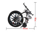 BeGasso 24 Inch Cycle Adult Foldable Mountain Bike Bicycle Racing Disc Brakes
