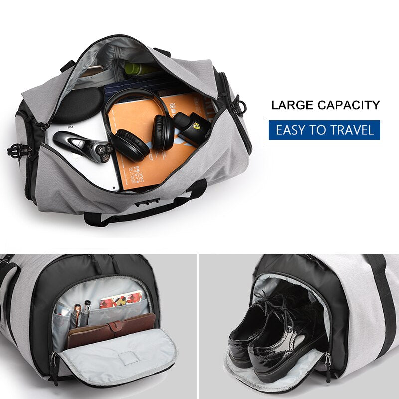 Multifunction Trip Luggage Bags with Shoe Pouch