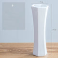 Modern table top white ceramic flower vase for home decoration