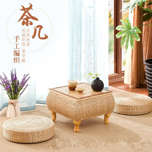 Japanese Rattan Coffee Table