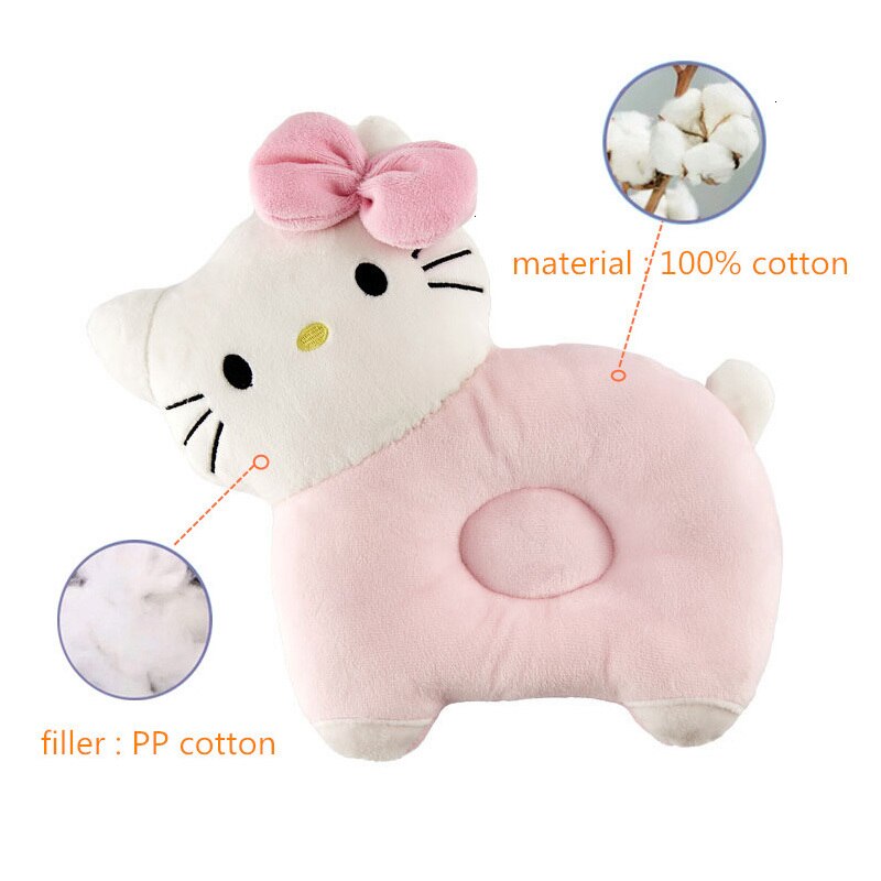 Combo of 2 - 3D Cartoon Pillow For Infants Baby Kids