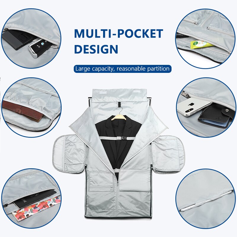 Multifunction Trip Luggage Bags with Shoe Pouch