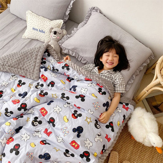 Kids Blanket Winter Unicorn Children Bedding Mink Wool Blanket For Sofa