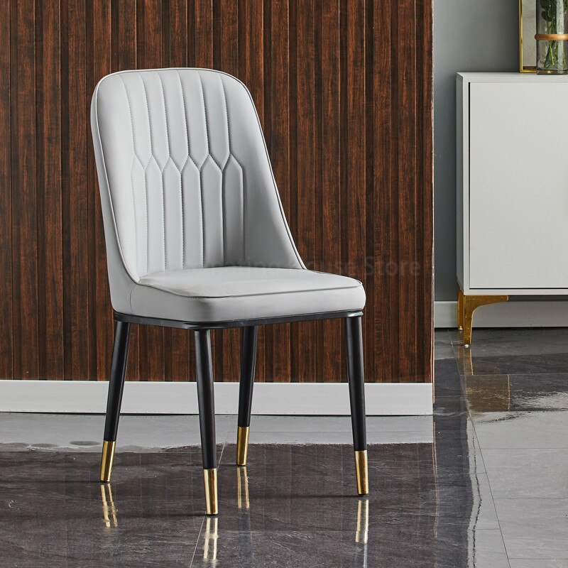 Nordic Dining Chair with Backrest