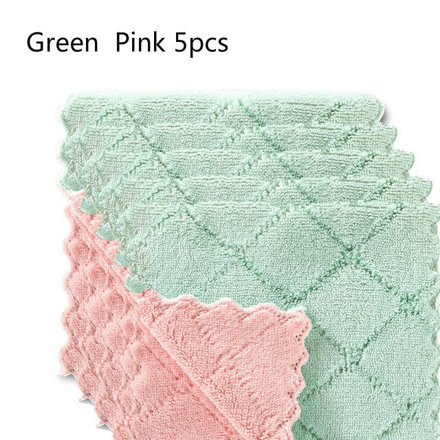 Pack of 30 - Kitchen Dish Degreasing Cloth Household Cleaning Dusting Wiping Towel