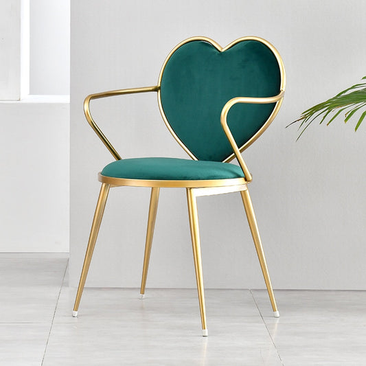 Heart-Shaped Nordic Creative Dining Chair