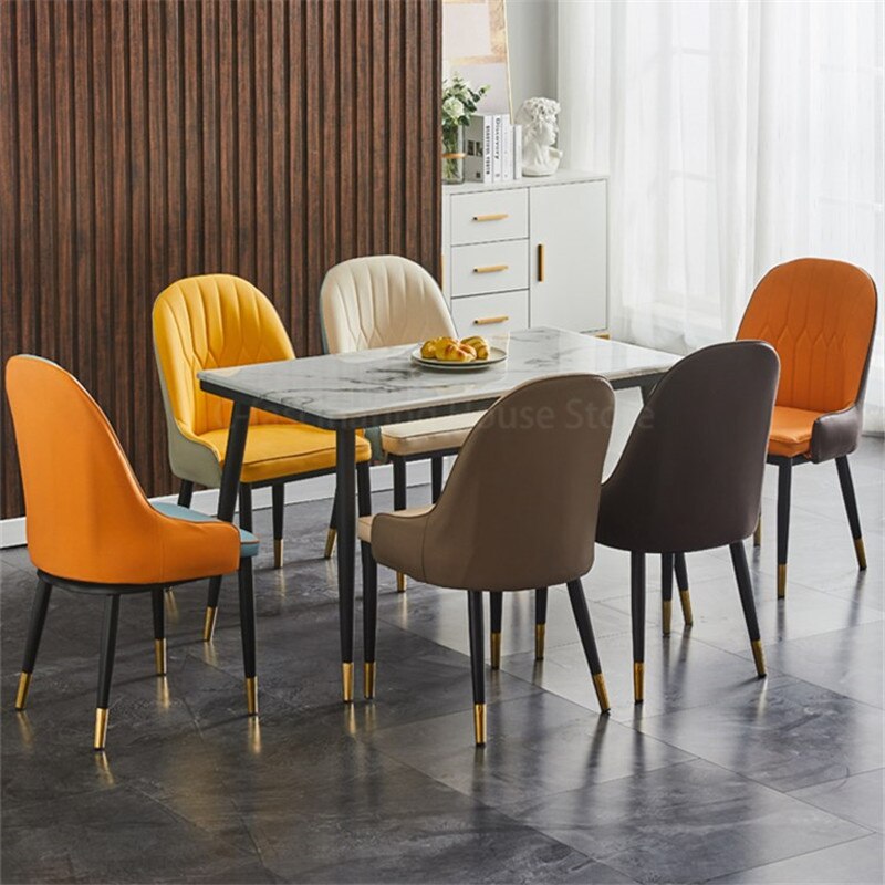 Nordic Dining Chair with Backrest