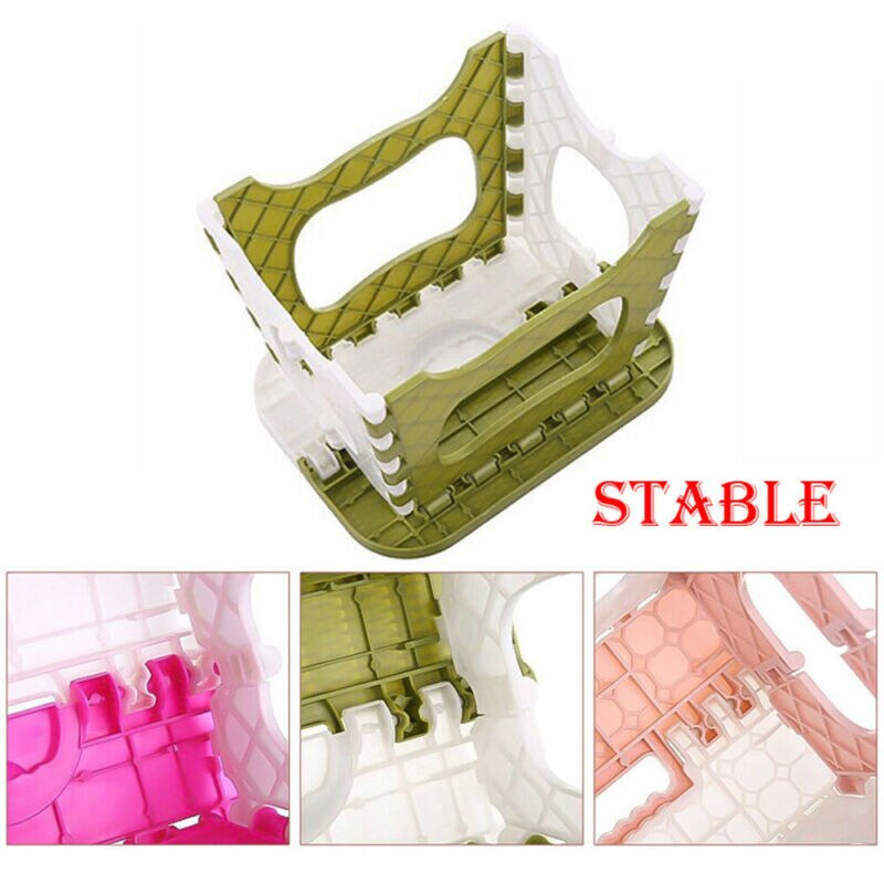 Set of 2 - Folding Step Stool Foldable Camping Stool