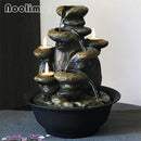 Modern Minimalist Creative Candle Holder Water Fountain Craft Feng Shui