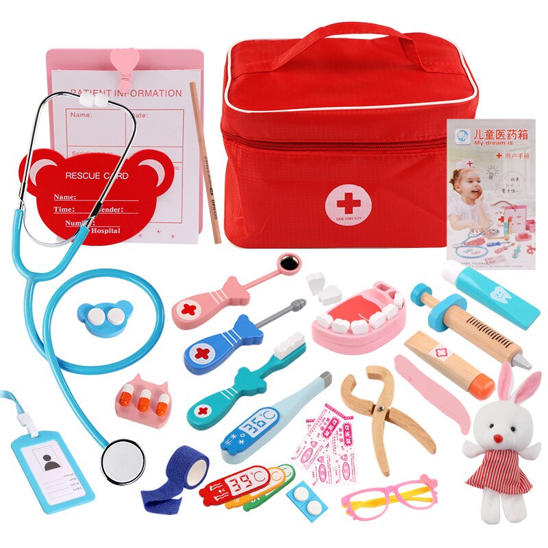Pretend Play Doctor Set Nurse Injection Medical Kit Role Play for Children
