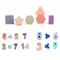 Preschool Wooden Montessori Toys Count Geometric Shape Cognition Match - mishiKart
