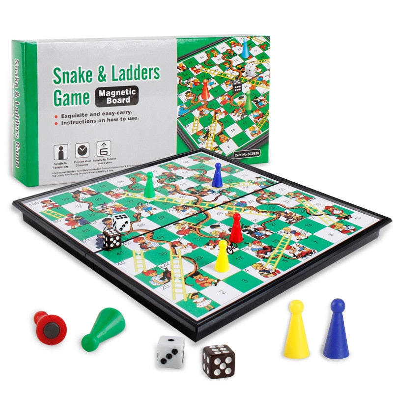 Folding Snake Ladder Game