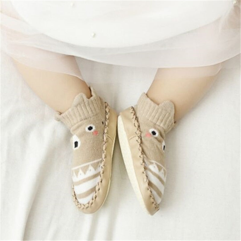 Set of 2 Infant First Walkers Cotton Newborn Toddler Boy Shoes