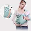 Baby Wrap Carrier Newborn Sling Dual Use Infant Nursing Cover Carrier 130 lbs (0-36M)