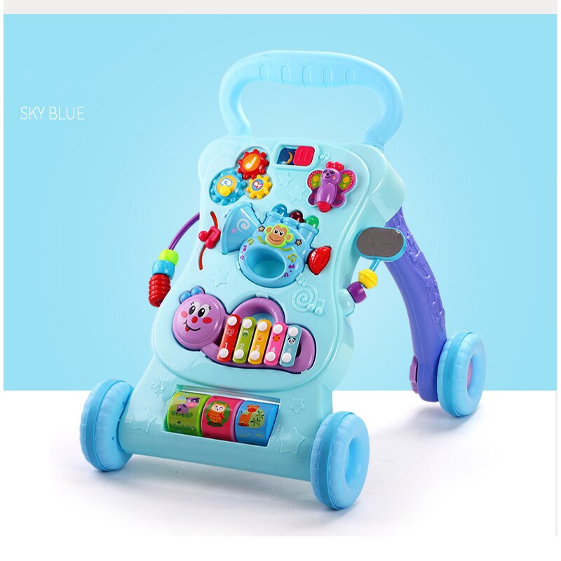 Baby Walker Anti-Rollover With Music