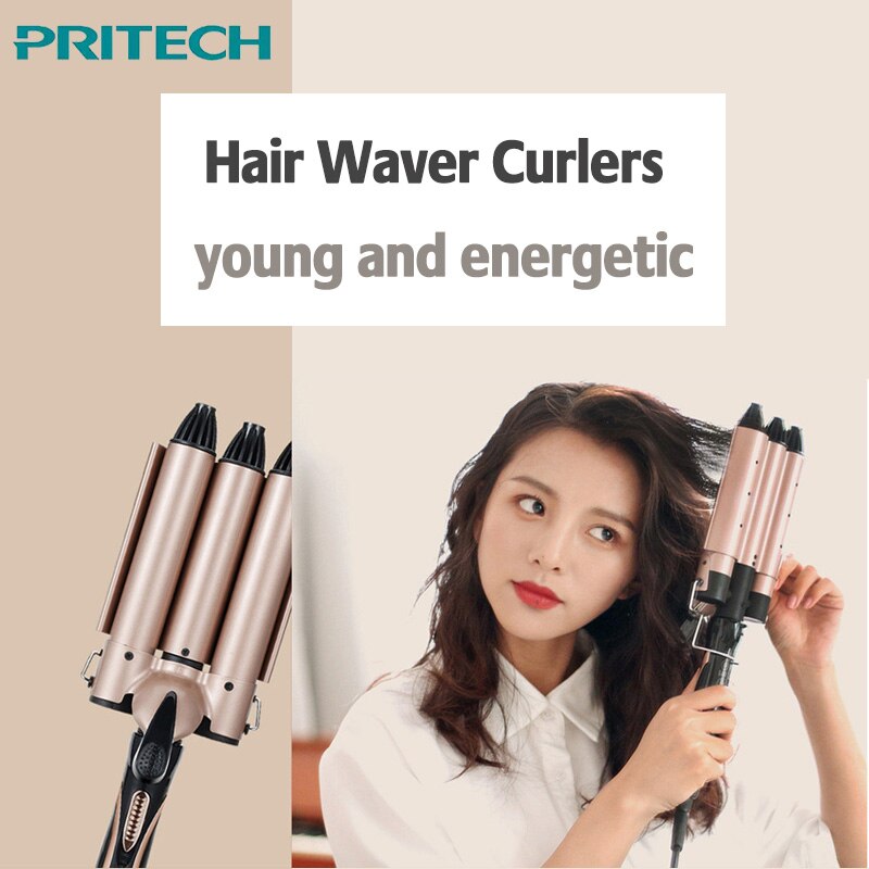 Professional Hair Curling Iron Triple Barrel