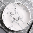 Marble Look Dinner Plates Ceramic Tableware