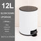 Trash Bin 6L 10L 12L With Cover Stainless Steel