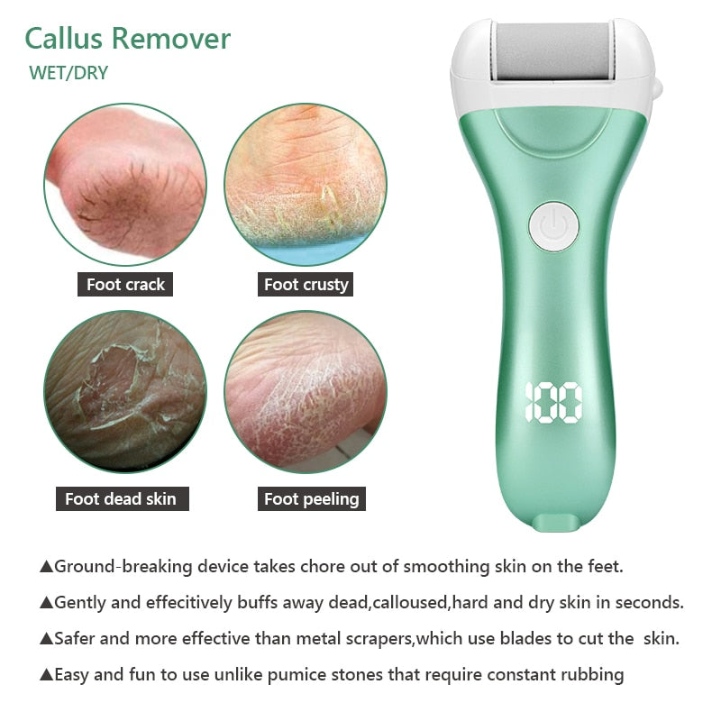 Rechargeable Electric Foot File Callus Remover