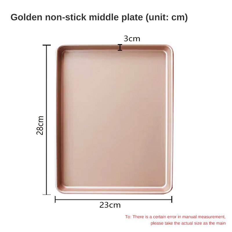 Rectangular Baking Tray Nonstick Carbon Steel Baking Pan Cake