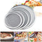 Set of 2 - Non stick Pizza Pan Baking Tray Aluminum Net Bakeware